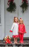 CHRISTMAS RED PJS - GIRLS READY TO SHIP