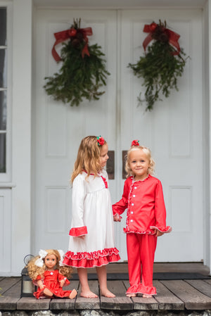 CHRISTMAS RED PJS - GIRLS PRE-ORDER