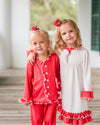 CHRISTMAS RED PJS - GIRLS READY TO SHIP