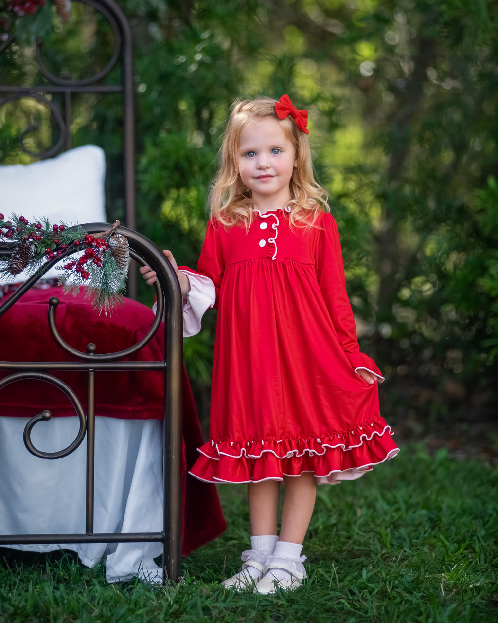 CLARA CHRISTMAS RED GOWN