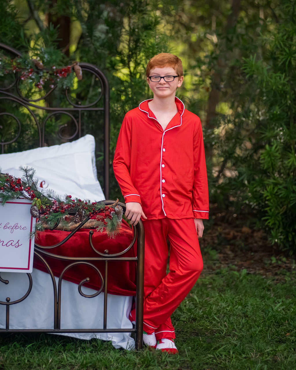 CHRISTMAS RED PJS - UNISEX