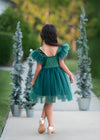 GREEN SPARKLE TUTU DRESS