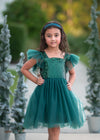 GREEN SPARKLE TUTU DRESS