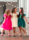 GREEN SPARKLE TUTU DRESS