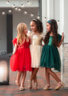RED SPARKLE TUTU DRESS