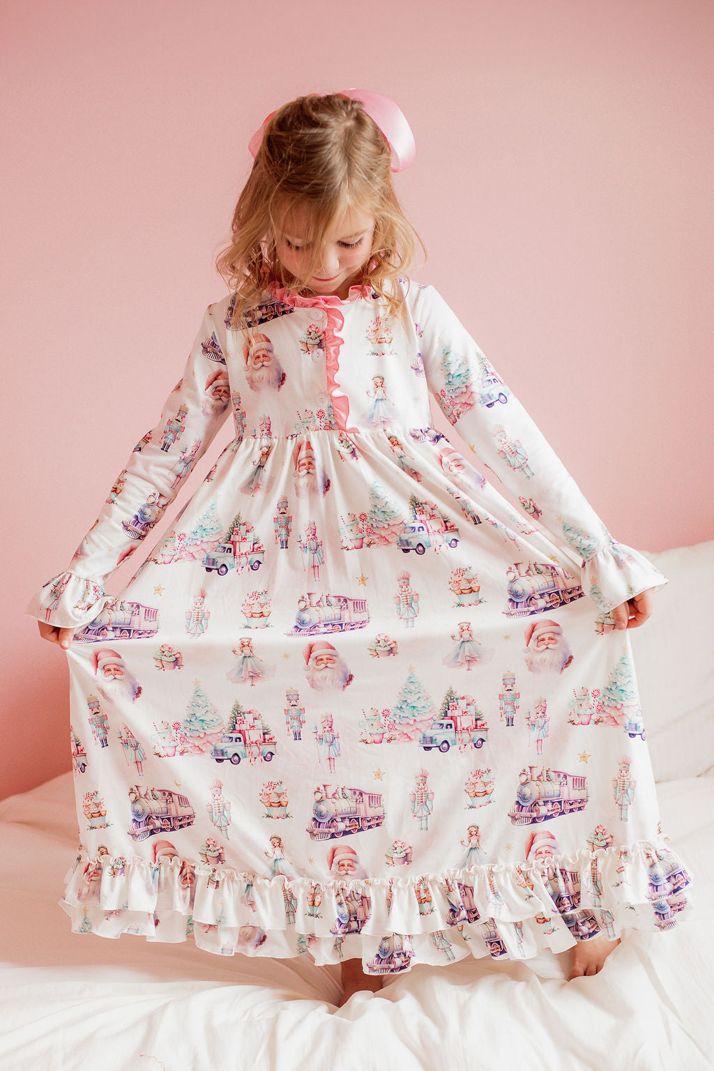 PINK CHRISTMAS NIGHTGOWN - Christmas2025 - Preorder