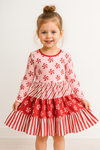 CANDY CANE & PEPPERMINT LAYER DRESS Preorder