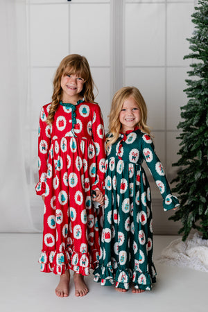 CHRISTMAS GREEN NIGHTGOWN - Christmas2025