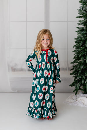CHRISTMAS GREEN NIGHTGOWN - Christmas2025
