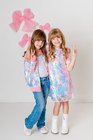 BOW SPARKLE DRESS