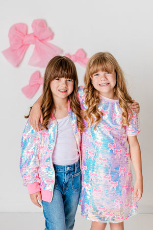 BOW SPARKLE DRESS