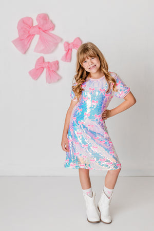 BOW SPARKLE DRESS