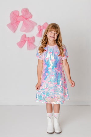 BOW SPARKLE DRESS