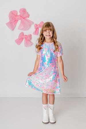 BOW SPARKLE DRESS