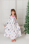 CHRISTMAS NUTCRACKER BOW NIGHTGOWN - PINK -  Christmas2025