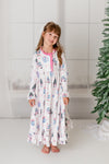 CHRISTMAS NUTCRACKER BOW NIGHTGOWN - PINK -  Christmas2025