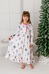 CHRISTMAS NUTCRACKER BOW NIGHTGOWN - PINK -  Christmas2025