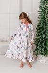 CHRISTMAS NUTCRACKER BOW NIGHTGOWN - PINK -  Christmas2025