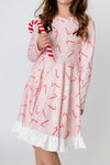 CHRISTMAS CANDY CANE TWIRL DRESS - Christmas2025