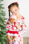 PINK CHRISTMAS NIGHTGOWN & DOLL NIGHTGOWN OPTION