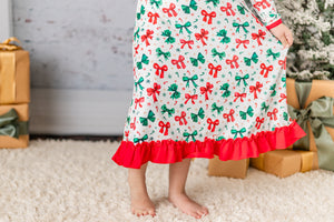 CHRISTMAS BOW NIGHTGOWN - Christmas2025