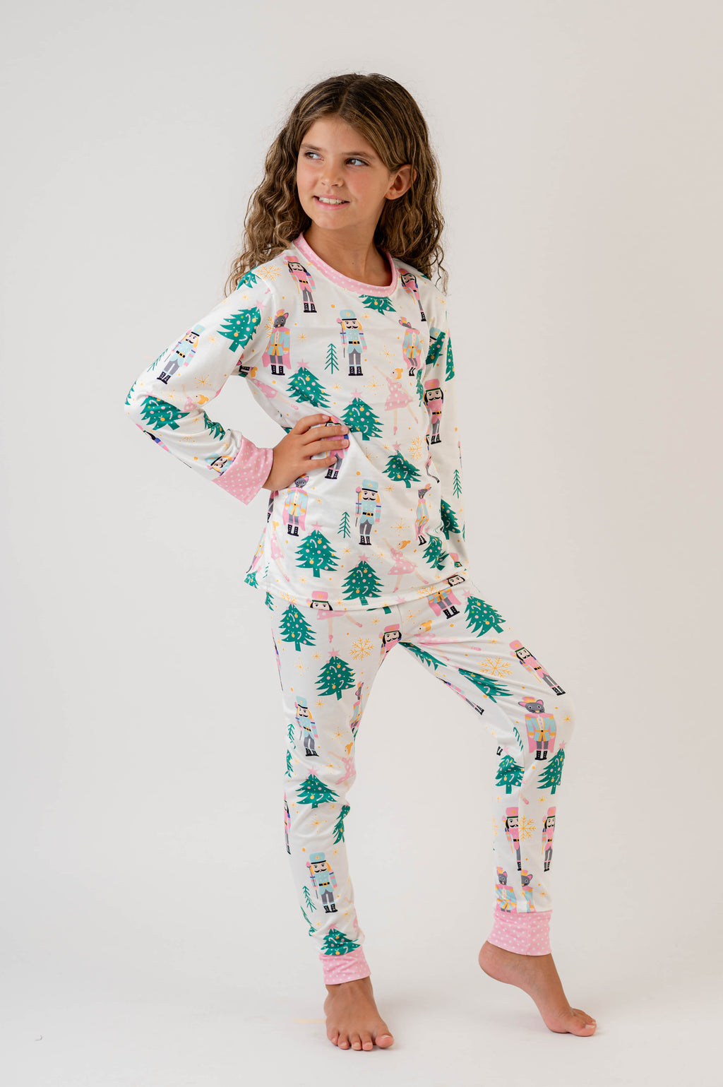 CHRISTMAS BALLERINA NUTCRACKER PAJAMAS READY TO SHIP