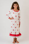 SANTA & CANDY CANE NIGHTGOWN & DOLL NIGHTGOWN