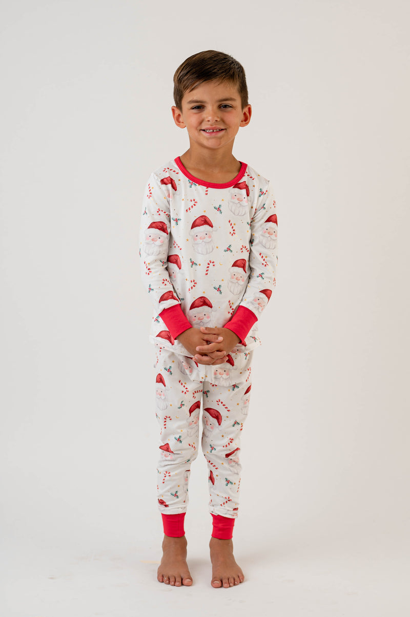 SANTA & CANDY CANE UNISEX PAJAMAS