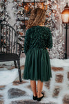 GREEN SPARKLE TUTU DRESS