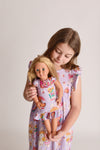 VINTAGE EASTER BUNNY NIGHTGOWN - PURPLE