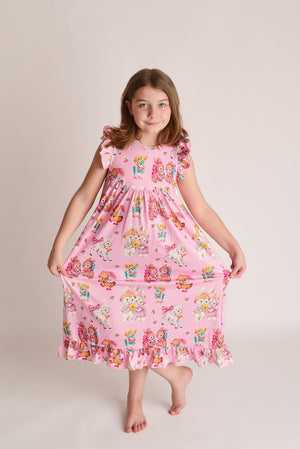 VINTAGE EASTER BUNNY NIGHTGOWN - PINK 2nd Preorder
