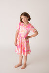 AMELIA TYE DYE TWIRL  DRESS