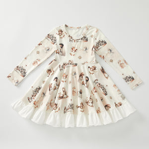 NATIVITY RUFFLE DRESS - Christmas2025 - Preorder