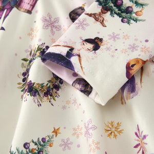 CHRISTMAS NUTCRACKER PURPLE TWIRL DRESS - Christmas2025