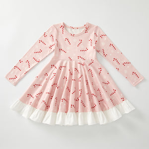 CHRISTMAS CANDY CANE TWIRL DRESS - Christmas2025