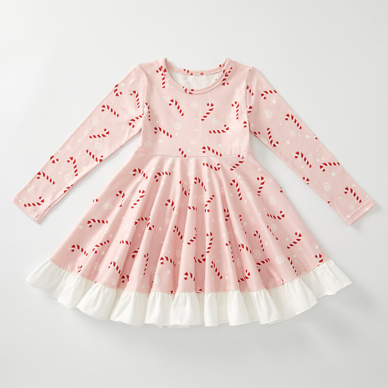 CHRISTMAS CANDY CANE TWIRL DRESS - Christmas2025