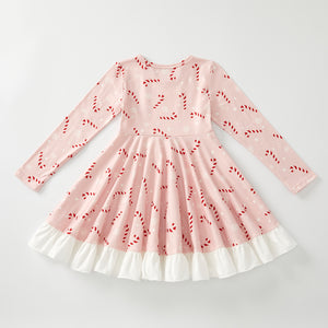 CHRISTMAS CANDY CANE TWIRL DRESS - Christmas2025
