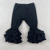 BLACK RUFFLE PANTS PRESALE