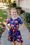 HALLOWEEN SPOOKY PUMPKIN DRESS