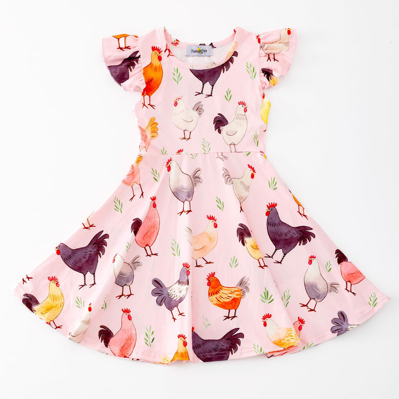 PINK CHICKEN DRESS