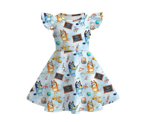 BACK TO SCHOOL BLUE DRESS - PREORDER