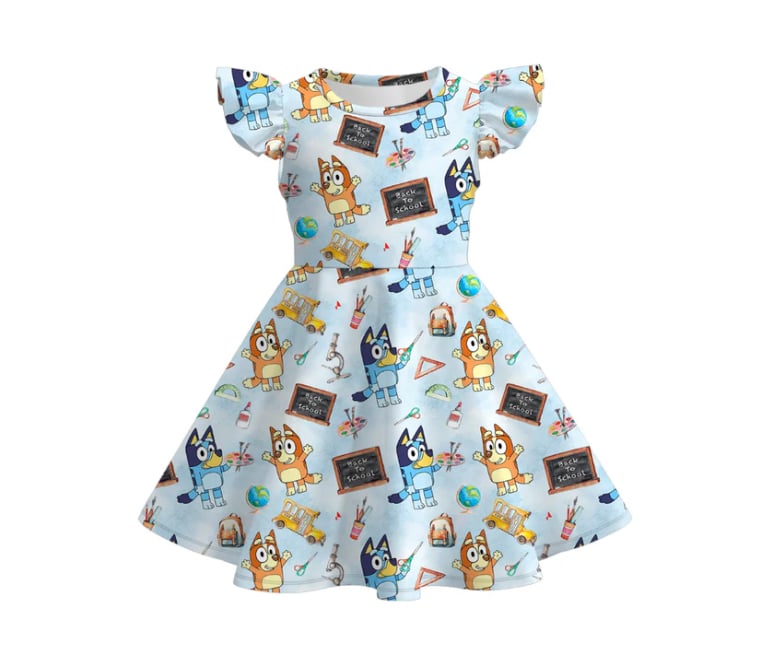 BACK TO SCHOOL BLUE DRESS - PREORDER