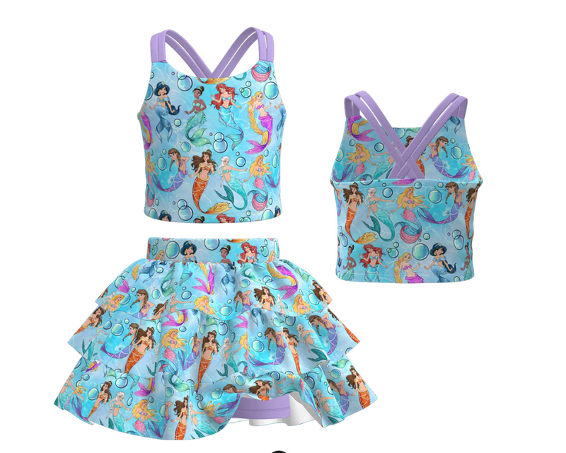 MERMAID SKORT SET - PREORDER