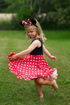 RED POLKA MOUSE TANK DRESS (MOMMY & ME) PRESALE