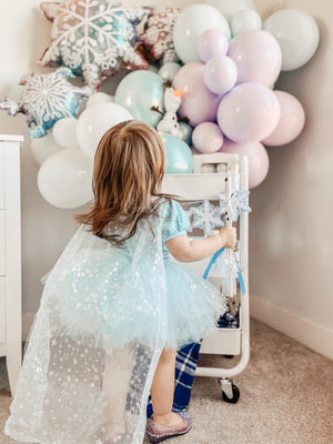 ICE QUEEN TUTU DRESS WITH CAPE