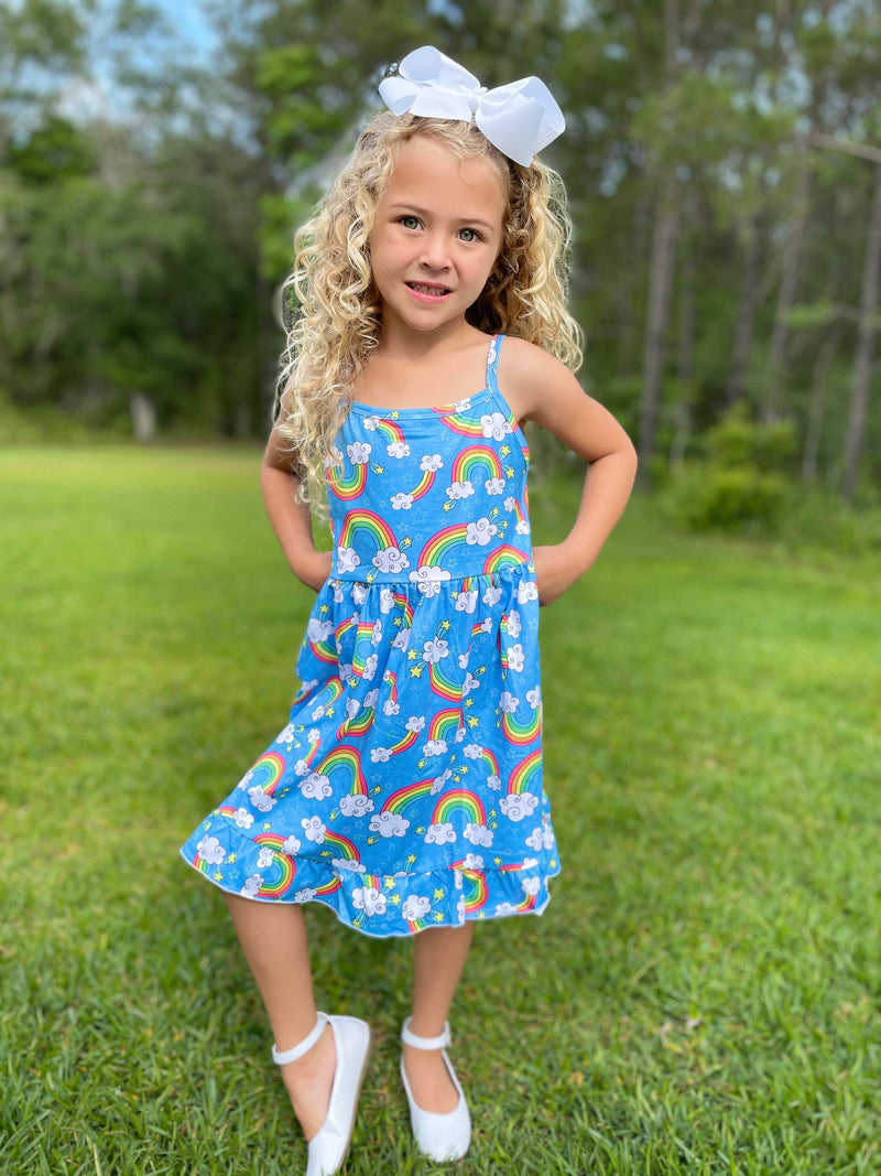 RAINBOW TANK DRESS