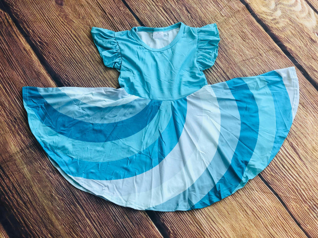 MERIDA TWIRLY RAINBOW DRESS
