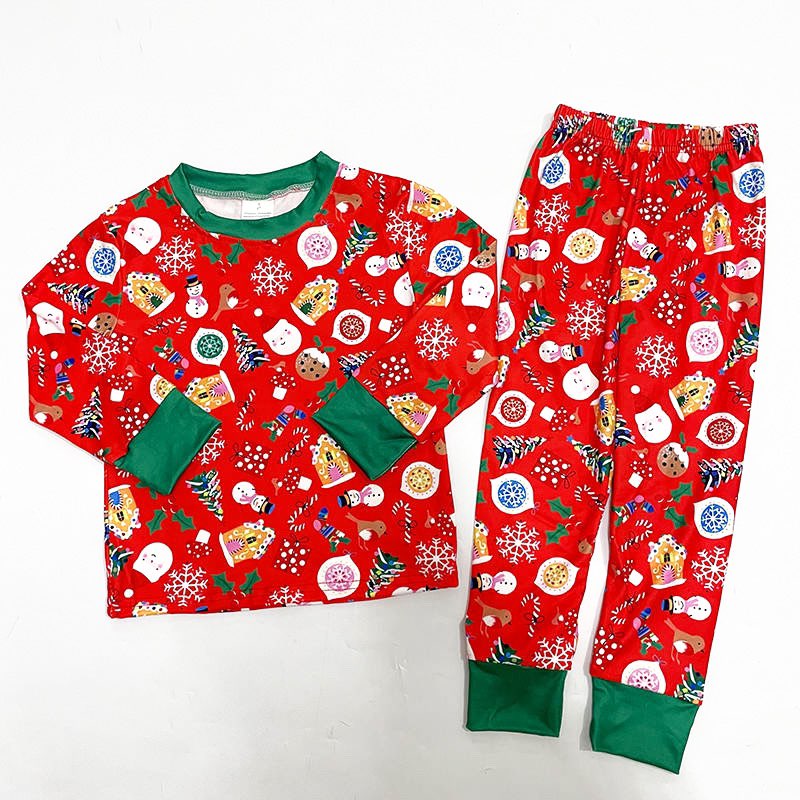 Boys red christmas 2025 pjs