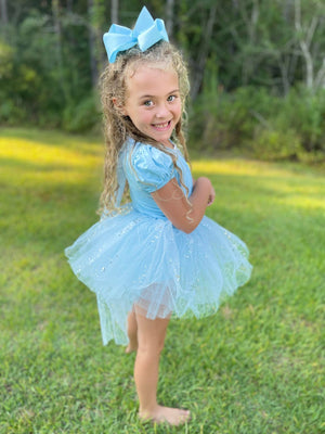 ICE QUEEN TUTU DRESS WITH CAPE