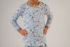 BLUE SANTA LONG SLEEVES PJS